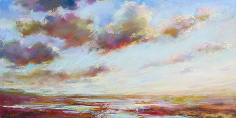 Drift on By Black Ornate Wood Framed Art Print with Double Matting by Whatmore, Nel