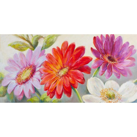 Beautiful Array Black Modern Wood Framed Art Print with Double Matting by Whatmore, Nel