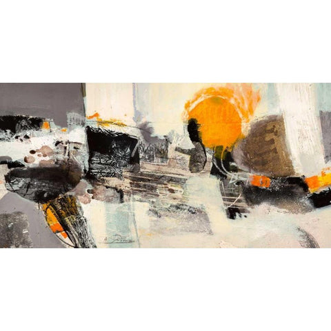 Morning Light Black Modern Wood Framed Art Print with Double Matting by Pima, Arthur