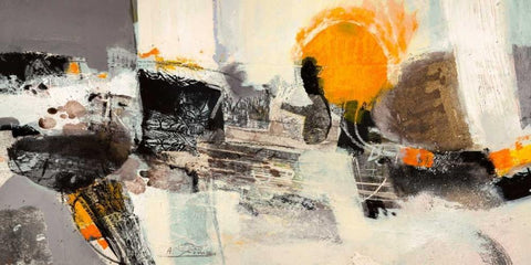 Morning Light Black Ornate Wood Framed Art Print with Double Matting by Pima, Arthur