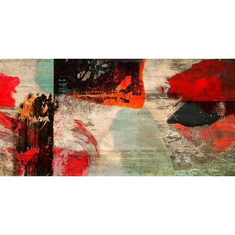 Rules of Attraction Black Modern Wood Framed Art Print with Double Matting by Stone, Jim