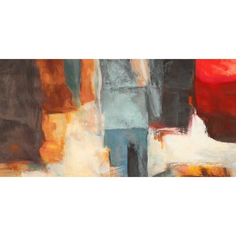 Consequence Black Modern Wood Framed Art Print with Double Matting by Stone, Jim
