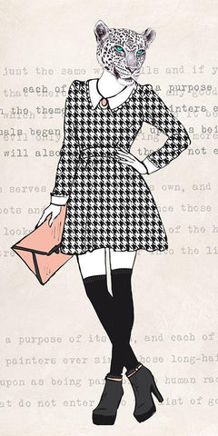 Pretty Girl Black Ornate Wood Framed Art Print with Double Matting by Matt, Spencer