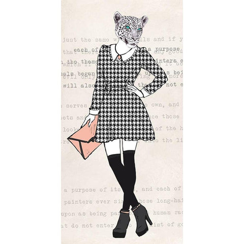 Pretty Girl White Modern Wood Framed Art Print by Matt, Spencer