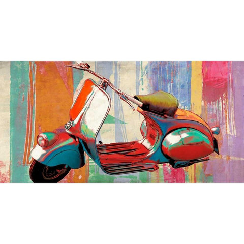 Hommage Black Modern Wood Framed Art Print by Rizzardi, Teo