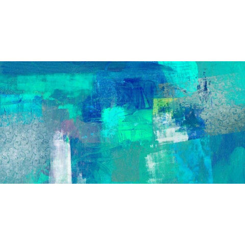 Azure White Modern Wood Framed Art Print by Taylor, Heather