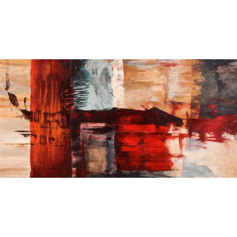 Breathe White Modern Wood Framed Art Print by Taylor, Heather