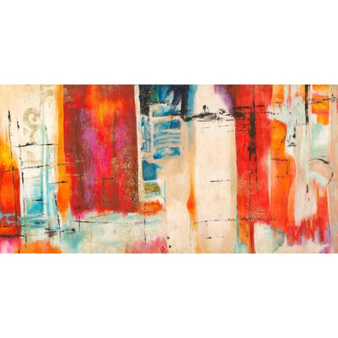 Bangalore Black Modern Wood Framed Art Print by Taylor, Heather