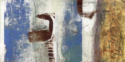Up in the Skyes White Modern Wood Framed Art Print with Double Matting by Taylor, Heather