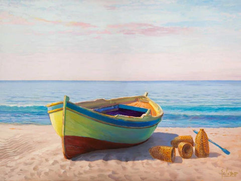 Al mattino Black Ornate Wood Framed Art Print with Double Matting by Galasso, Adriano