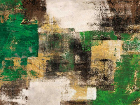 A Dream in Green Black Ornate Wood Framed Art Print with Double Matting by Aprile, Alessio