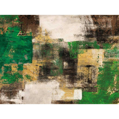 A Dream in Green White Modern Wood Framed Art Print by Aprile, Alessio