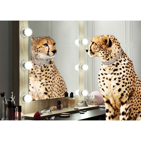 Wild Beauty Black Modern Wood Framed Art Print by Lauren, Julian