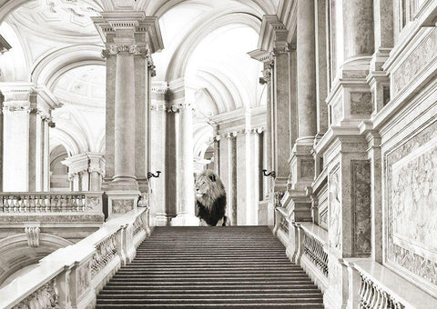 Luxurious Wilderness III White Modern Wood Framed Art Print with Double Matting by Lauren, Julian