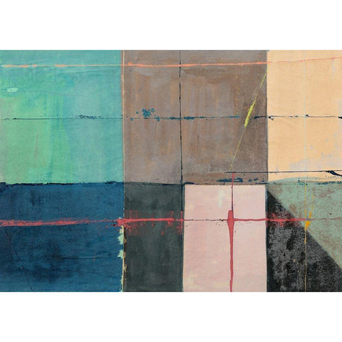 Collective Spirit Black Modern Wood Framed Art Print with Double Matting by Munson, Anne