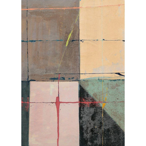 Collective Spirit II Black Modern Wood Framed Art Print with Double Matting by Munson, Anne