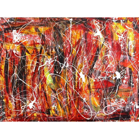 Games in the sun Black Modern Wood Framed Art Print by Ferri, Bob