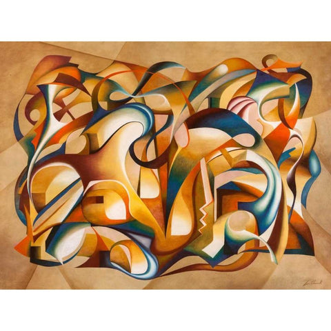 Open Your Mind Black Modern Wood Framed Art Print by Ceccarelli, Laura