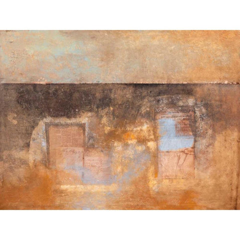 Memorie sottili Black Modern Wood Framed Art Print with Double Matting by Simoncelli, Charaka