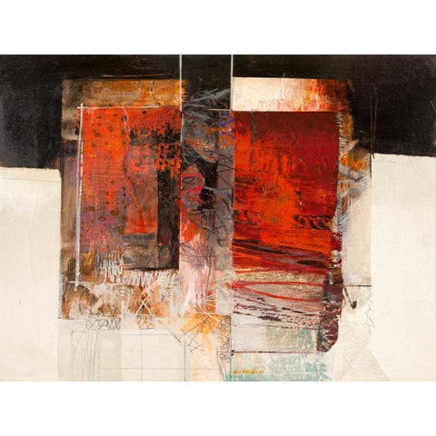 Attimo fuggente Black Modern Wood Framed Art Print by Censini, Giuliano