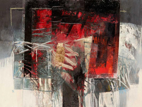 Di vino e sole White Modern Wood Framed Art Print with Double Matting by Censini, Giuliano