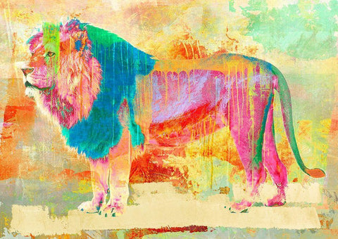 Urban Savannah I White Modern Wood Framed Art Print with Double Matting by Chestier, Eric