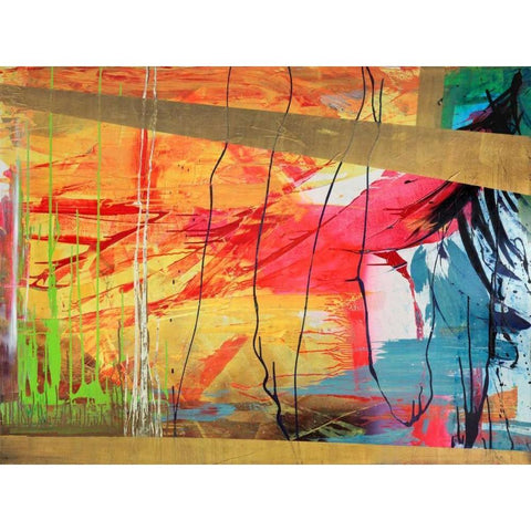 Antigua Black Modern Wood Framed Art Print by Corrado, Italo