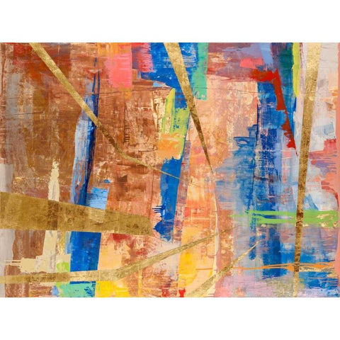 Andalusia Black Modern Wood Framed Art Print with Double Matting by Corrado, Italo