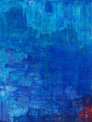 Cieli immensi Black Ornate Wood Framed Art Print with Double Matting by Corrado, Italo