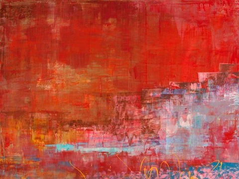 Mare di luce White Modern Wood Framed Art Print with Double Matting by Corrado, Italo