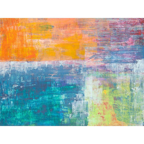 Sole Cielo Mare Black Modern Wood Framed Art Print by Corrado, Italo
