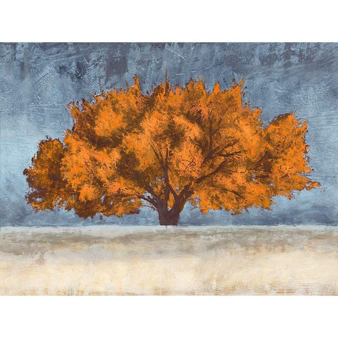 Golden Oak Black Modern Wood Framed Art Print with Double Matting by Eelder, Jan