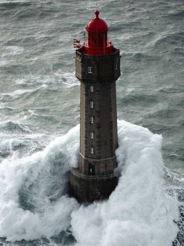 La Jument Black Ornate Wood Framed Art Print with Double Matting by Guichard, Jean