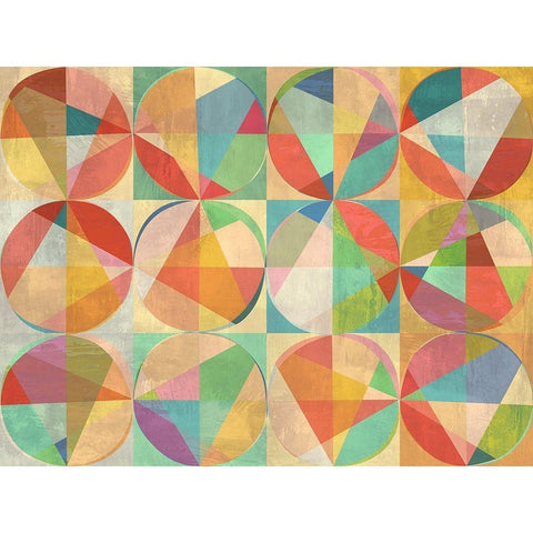 Chromatic Adventures Black Modern Wood Framed Art Print with Double Matting by Kaj, Rama