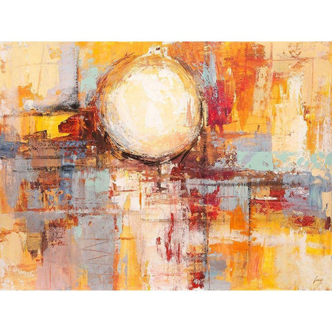 Riflessi del tramonto Black Modern Wood Framed Art Print by Lucas