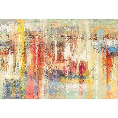 Colori riflessi Gold Ornate Wood Framed Art Print with Double Matting by Lucas