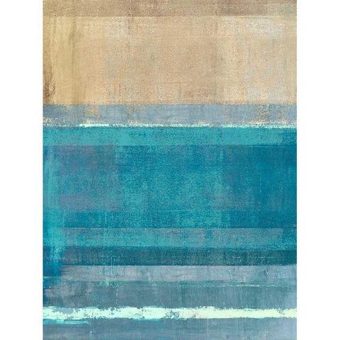 Horizon #2 Black Modern Wood Framed Art Print by Maun, Ludwig