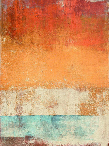 Afternoon Seaside White Modern Wood Framed Art Print with Double Matting by Ludwig, Maun