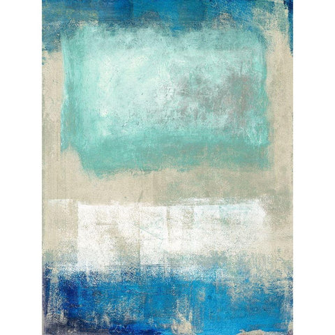 Magic Sea Black Modern Wood Framed Art Print by Ludwig, Maun