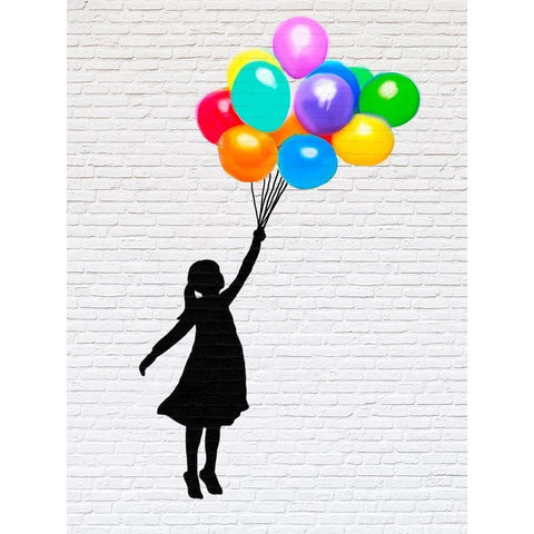 Learn to Fly (detail) Gold Ornate Wood Framed Art Print with Double Matting by Masterfunk Collective