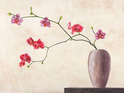 Balance Black Ornate Wood Framed Art Print with Double Matting by Mills, Shin