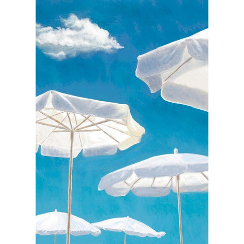 Beach Life I Black Modern Wood Framed Art Print by Marzi, Dario