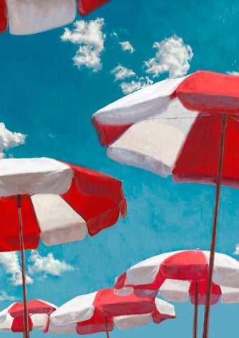 Beach Life II Black Ornate Wood Framed Art Print with Double Matting by Marzi, Dario