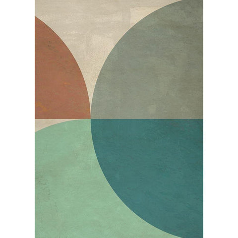 Sealand Black Modern Wood Framed Art Print by Nava, Sandro