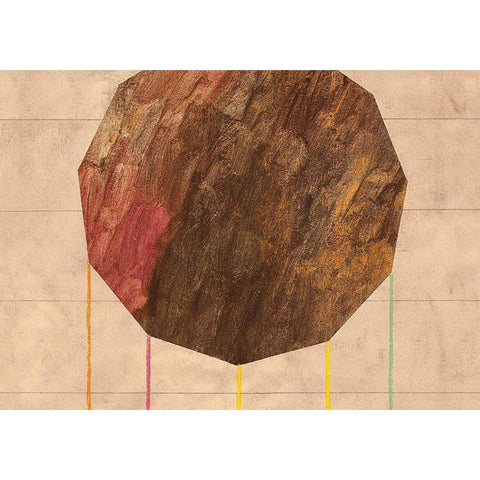 Forma II Gold Ornate Wood Framed Art Print with Double Matting by Novello, Patrizia