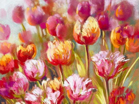 My oh My (detail) Black Ornate Wood Framed Art Print with Double Matting by Whatmore, Nel