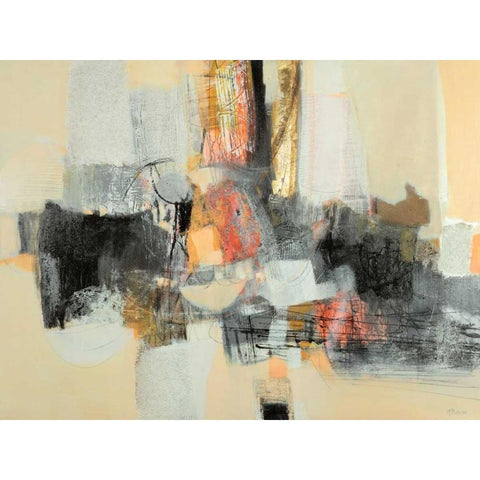 Câ€™era una volta Black Modern Wood Framed Art Print by Piovan, Maurizio