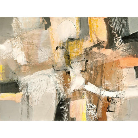 Altruismo contagioso Black Modern Wood Framed Art Print with Double Matting by Piovan, Maurizio