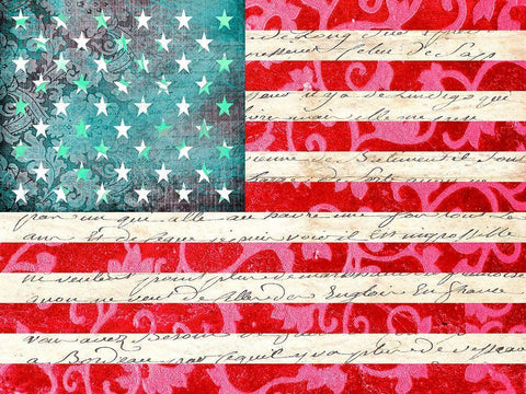 In Pop We Trust White Modern Wood Framed Art Print with Double Matting by Simon, Pat