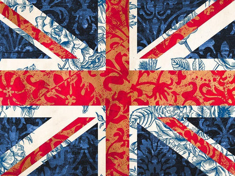 Noblesse Oblige 1 White Modern Wood Framed Art Print with Double Matting by Simon, Pat